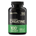 Optimum Nutrition Micronized Creatine Monohydrate Capsules Keto Friendly 2500mg 100 Capsules
